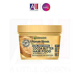 Mặt nạ tóc Garnier Hair Food Cocoa Butter & Jojoba Oil Hair Mask 400ml (Bill Anh)