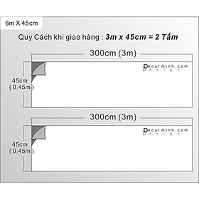 Combo 6m / 8m / 10m Dán Kính Đá sỏi