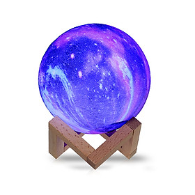 Đèn LED Mặt Trăng 3D Trang Trí Kèm Đế Đỡ