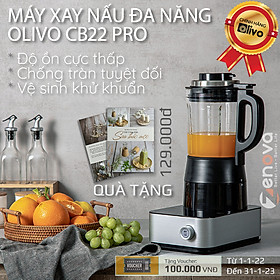 Mua  HÀNG CHÍNH HÃNG  Olivo CB22 Pro Siêu Phẩm Máy Làm Sữa Hạt Cao Cấp - 14 Chức Năng  Xay Cực Êm  Vệ Sinh Khử Khuẩn Thông Minh - Thương Hiệu Mỹ