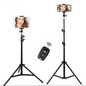 Mua Giá Đỡ Điện Thoại 3 Chân Gấp Gọn Cao 160Cm Kèm Remote Bluetooth