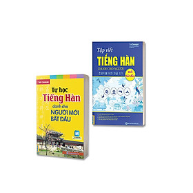 Combo Tự Học Tiếng Hàn Cho Người Mới Bắt Đầu Và Tập Viết Tiếng Hàn