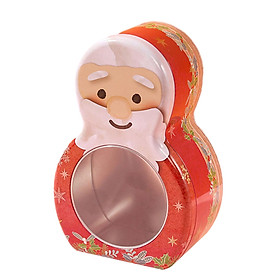 Xmas Candy Box Christmas Treat Box Sweets Storage Jar, Holiday Decoration Christmas Cookie Tins Box for Party Supply Holiday