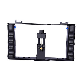 Video Camera Cage Stabilizer Film Making Rig for Smart Phone with 1/4 Thread