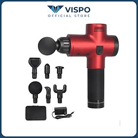 Máy Massage Cầm Tay 6 đầu Massage với 30 chế độ mát xa toàn thân - Máy Massage Toàn Thân Sử Dụng Pin Sạc