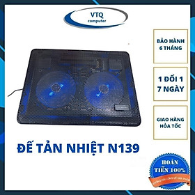 Mua Đế Tản Nhiệt Laptop N139 2 quạt chạy cực êm