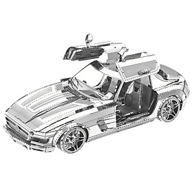Hình ảnh Mô Hình Lắp Ráp 3d Siêu Xe Mercedes SLS