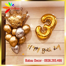 Mua Set bóng trang trí sinh nhật đơn giản mà cực đẹp