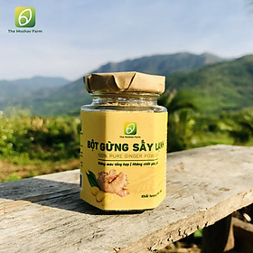 The Moshav Farm Bột Gừng Đông Y Sấy Lạnh Dùng Làm Gia Vị Nấu Ăn, Trà Gừng, Ngâm Chân, Giảm Cân Và Nhiều Công Dụng Khác Hũ 40Gr
