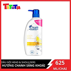 Dầu gội HEAD & SHOULDERS hương chanh sảng khoái 625ml chai - 4902430559553