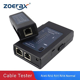 Trình kiểm tra cáp mạng có thể sạc lại Zoerax RJ45 RJ11RJ12 mạng LAN Ethernet RJ45 Tester LAN Mạng công cụ Mạng sửa chữa Mạng