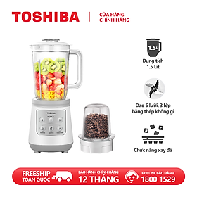 Máy Xay Sinh Tố Toshiba BL-70PR1NV (700W - 1.5 Lít) - Hàng Chính Hãng