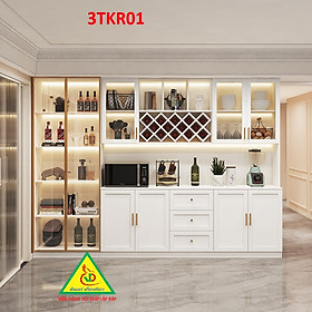 Mua Tủ bếp kết hợp tủ rượu trang trí  3TKR01 - Nội thất lắp ráp Viễn Đông ADV