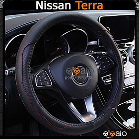 Bọc vô lăng volang xe Nissan Teana da PU cao cấp BVLDCD - OTOALO