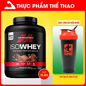 Sữa Tăng Cơ Giảm Mỡ MuscleTech Iso Whey 5lbs (2.3kg) – Protein tinh khiết hấp thụ nhanh – Nhiều Hương Vị - Hàng Chính Hãng Muscletech