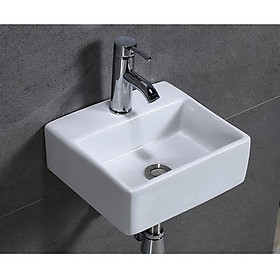 Mua Bộ chậu lavabo treo tường mini 33x29cm