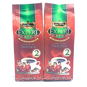 Hình ảnh Combo 2 Gói Cà phê Rang Xay EXPERT BLEND 2 King Coffee( Bịch 500gam)