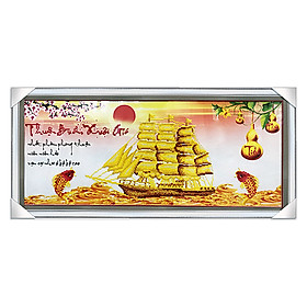 Nơi bán Tranh Đá Quý Mừng Tân Gia Hình Cánh Buồm H5 H1053 (73 x 36 cm) - Giá Từ -1đ