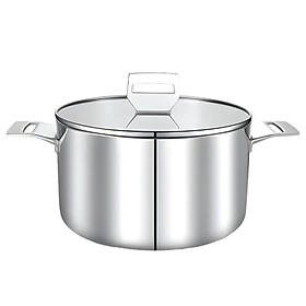 Nồi inox 316 đúc nguyên khối Hàn Quốc size 22cm dung tích 4.5L, bảo hành 5 năm