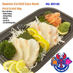Mã 105_Sashimi Cá Khế Cam Ranh 100g