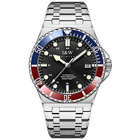 Đồng hồ nam chính hãng I&W Carnival 726G-T4 Hàng mới fullbox ,Kính chống xước,Chống nước 100m,BH 24 tháng,Máy Cơ Automatic,dây kim loại xịn