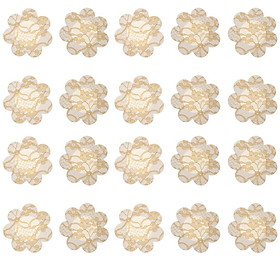 10Pairs Nude Lace Flower Nipple Covers Pasties Adhesive Stickers Invisible Bra Breast Petals