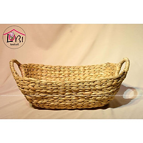 Mua - Sọt đựng đồ đan lục bình oval xinh xắn