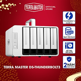 Mua Thiết bị lưu trữ DAS TerraMaster D5 Thunderbolt 3 5-bay Hàng chính hãng