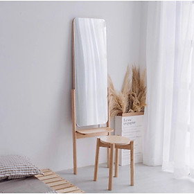 Mua Gương Đứng Soi Toàn Thân Khung Gỗ TC205 - Girly Mirror - Natural