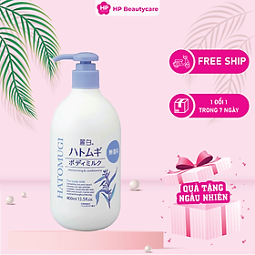 Sữa Dưỡng Thể Reihaku Hatomugi Body Milk Dùng Ban Đêm - Không Mùi Hương (400mL)