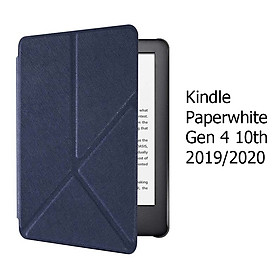 Hình ảnh Bao Da Cover Cho Máy Đọc Sách Kindle Paperwhite Gen 4 10th Gấp Chéo