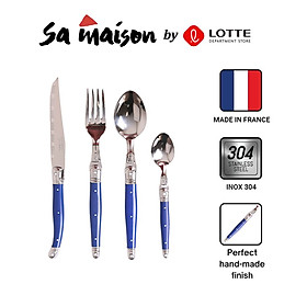 Mua Dao  thìa  dĩa inox Jean Dubost màu xanh Paris - BÁN LẺ