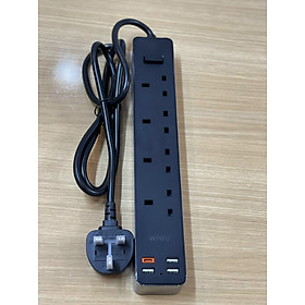 Mua Ổ Điện Wiwu Power Strip USB-C*1+ USB-A*3 U02 Dành Cho Điện Thoại  Laptop  Có Đầu USB Sạc Tất Cả Các Thiết Bị - Hàng Chính Hãng