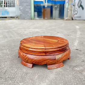 Đôn gỗ hương tròn kê tượng chắc chắn bền bỉ 4 cỡ