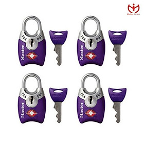 Mua Bộ 4 ổ khóa vali TSA Master Lock 4689 EURQ Sử Dụng Chung Chìa