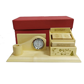 Lịch gỗ đa năng - Chủ đề Noel, Năm mới