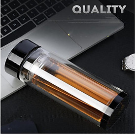 Mua Bình thủy tinh giữ nhiệt 2 lớp 400ml 304SUS