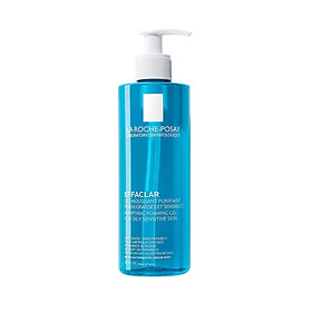 Gel rửa mặt tạo bọt làm sạch & giảm nhờn cho da dầu nhạy cảm La Roche-Posay Effaclar Purifying Foaming Gel (400ml)