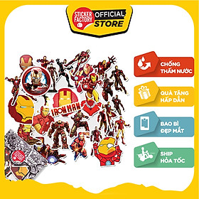 Iron Man - Set 30 sticker hình dán