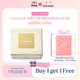 Mặt nạ chống lão hóa LuLuLun Precious Clear - Hộp 32 miếng