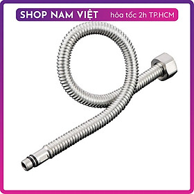 1 Cặp Dây Cấp Nước INOX 304 Đầu Nhỏ Cho Vòi Lavabo, Vòi Rửa Chén Nóng Lạnh