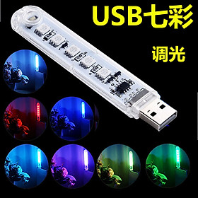 Mua Bộ 2 Thanh Đèn LED RGB 7 Màu Siêu Sáng  Nhiều Chế Độ Chớp