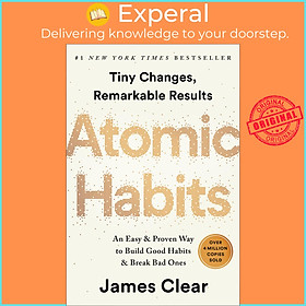 Sách - Atomic Habits : An Easy and Proven Way to Build Good Habits and Break Bad  by James Clear (US edition, hardcover)