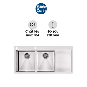 Mua Chậu Rửa Chén Carysil VN-D200 - Inox 304 - Hàng Chính Hãng