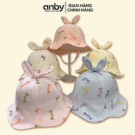 Mũ bèo hình nơ họa tiết kẹo ANBY kiểu dáng dễ thương cho bé