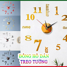 Mua Đồng Hồ Dán Treo Tường Cao Cấp Decor Phòng Trang Trí Nhà
