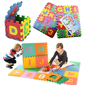 Bộ 36 Miếng Ghép Xốp Alphabet Cho Bé
