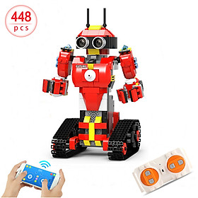448pcs Robotic Building Block 2.4Ghz RC Robot APP Control Programming STEM Learning Kit Path Mode Voice Control