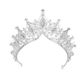 Rhinestone Tiara for Bridal Wedding Exquisite Headwear Crystal