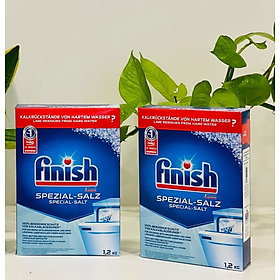 Combo 2 hộp muối rửa bát 1.2kg dùng cho máy rửa bát